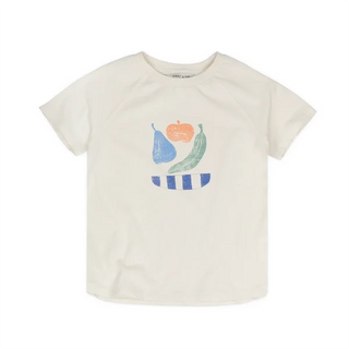 T-Shirt Creme-Weiss mit Fruchprint von Sproet & Sprout