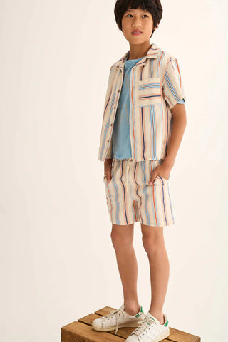 Shorts Zion Ivory gestreift von Cozmo