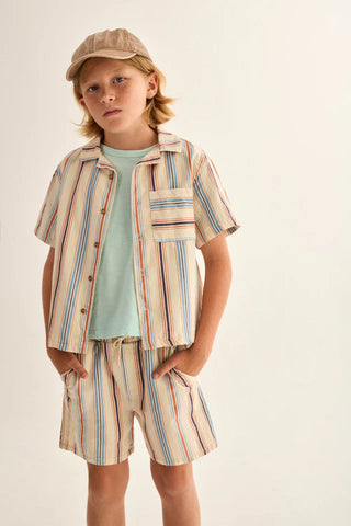 Shorts Zion Ivory gestreift von Cozmo