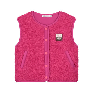 Teddy Gilet Pink von Stains & Stories