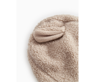 Teddy Mütze Aki Muddy Melange Beige von MarMar Copenhagen