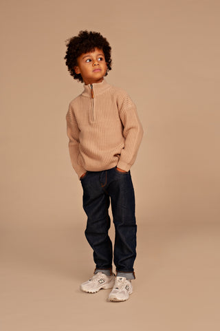Strickpullover Camel Braun von Stains & Stories
