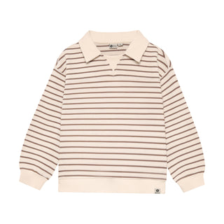 Sweater Sandshell Gestreift von Daily7Kids