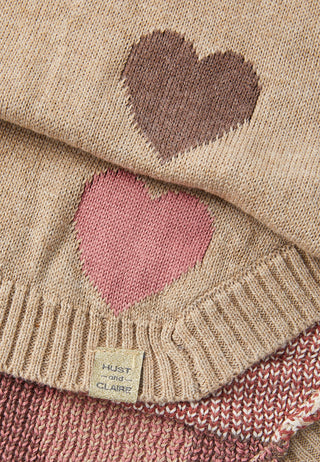 Cape Kinderponcho Pinja Hearts von Hust & Claire