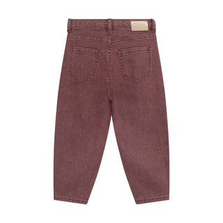 Jeans Barrel Fit Valerian Violett mit Herzstickerei von Daily7Kids