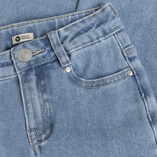 Jeanshose Straight Fit Denim Blau von Daily7Kids