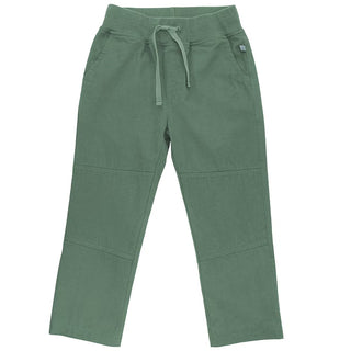 Baumwollhose Pistachio mit gedoppeltem Knie von Enfant Terrible