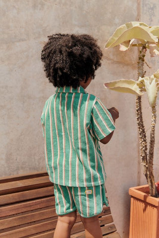 SHORTS JIVO GRÜN GESTREIFT VON LOUISE MISHA