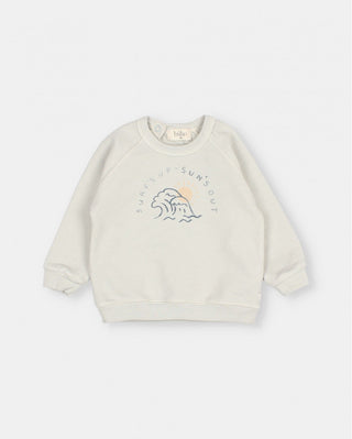 Baby Sweatshirt Sky Gray von Búho