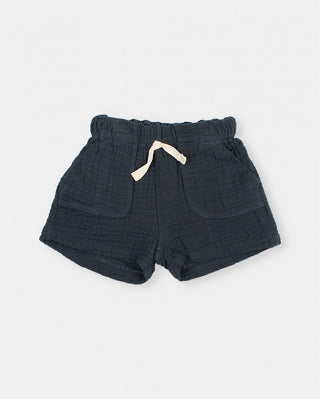 Baby Musselin-Shorts Dunkelblau von Búho