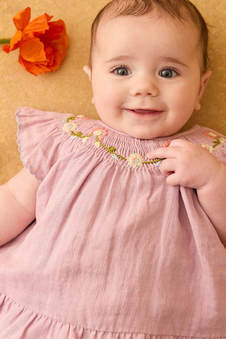 MUSSELIN BABYKLEID EDIT PARMA VON LOUISE MISHA