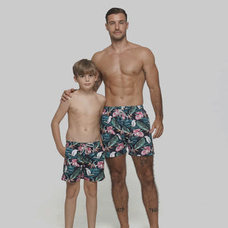 Badeshorts für Kinder Roscoe Green von Bondijoe