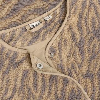 Teddy Gilet Braun mit Tigerprint von Daily7Kids