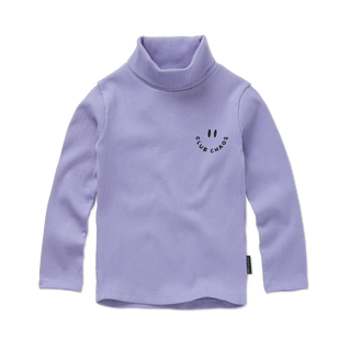 Rib Rollkragenshirt Purple Lila von Sproet & Sprout
