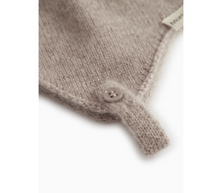 Cashmere Mütze Alpaca Melange Beige von MarMar