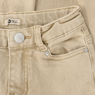 Jeanshose Relaxed Fit Plaza Taupe Braun von Daily7Kids