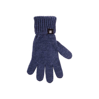 Merinowolle-Seide Handschuhe Marine von Pure Pure