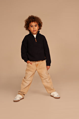 Jeanshose Wide Fit Camel Braun von Stains & Stories