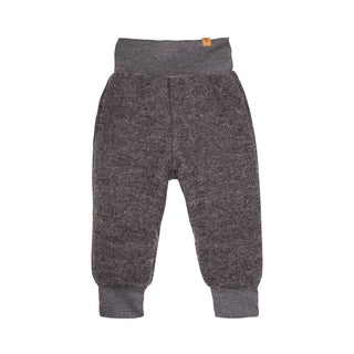 Wollwalk Hose Grau Meliert von Pure Pure