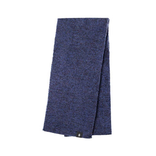 Wolle-Seide Strickschal Marine von Pure Pure