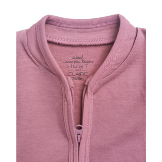 Merinowolle-Bambus Jacke Camil Pale Mauve von Hust & Claire