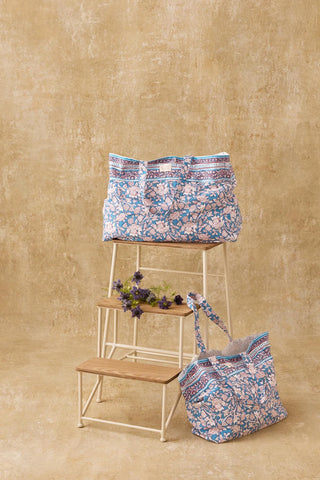 Tote Bag Tasche Beverly Blue Mountain Avens VON LOUISE MISHA