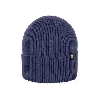 Merinowolle-Seide Strickmütze Marine von Pure Pure
