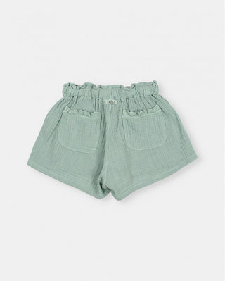 Musselin-Shorts Sage Green von Búho