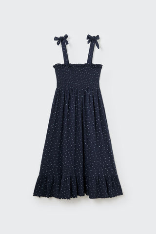 Kleid Coral Navy Blau von Cozmo