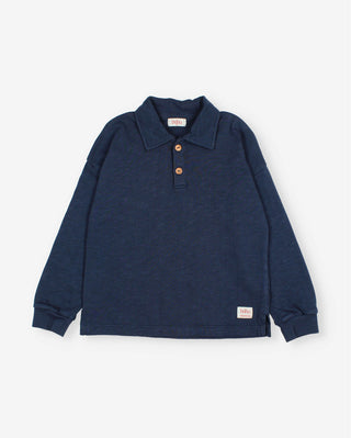 Poloshirt Navy Blau von Búho Barcelona