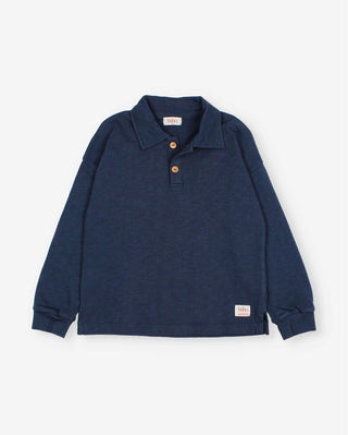 Poloshirt Navy Blau von Búho Barcelona