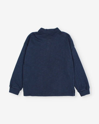 Poloshirt Navy Blau von Búho Barcelona