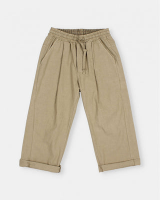 Popeline Hose Khaki von Búho