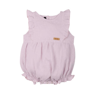 MUSSELIN ROMPER ZARTLILA VON PURE PURE