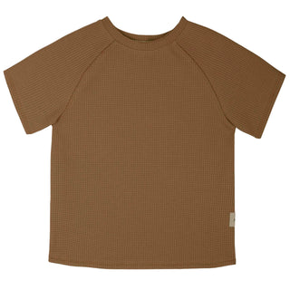WAFFEL SHIRT BRAUN VON PURE PURE