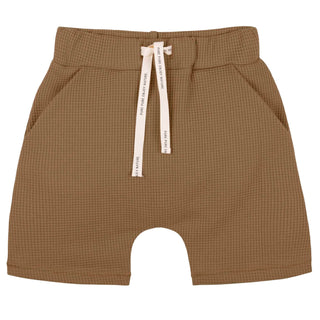 WAFFEL SHORTS BRAUN VON PURE PURE