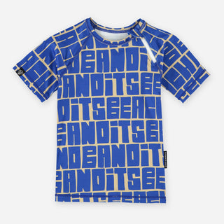 UV Badeshirt kurzarm Iconic Cobalt Blue von Beach & Bandits