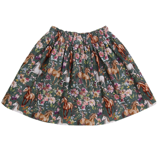 Wenderock mit Blumen-und Pferdedruck von Enfant Terrible
