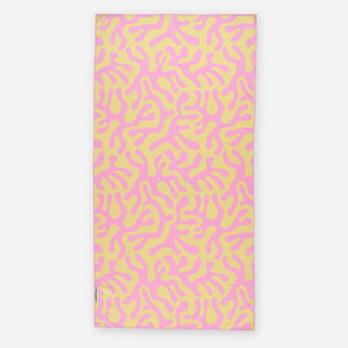 BADETUCH YELLOW ICE CREAM VON BEACH & BANDITS